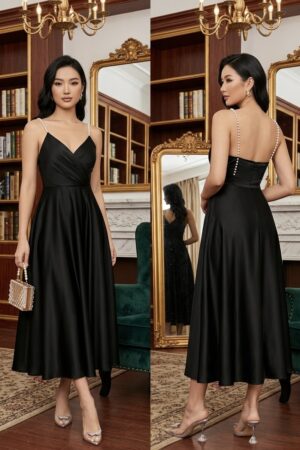 Pearl Muse Backless Evening Dress